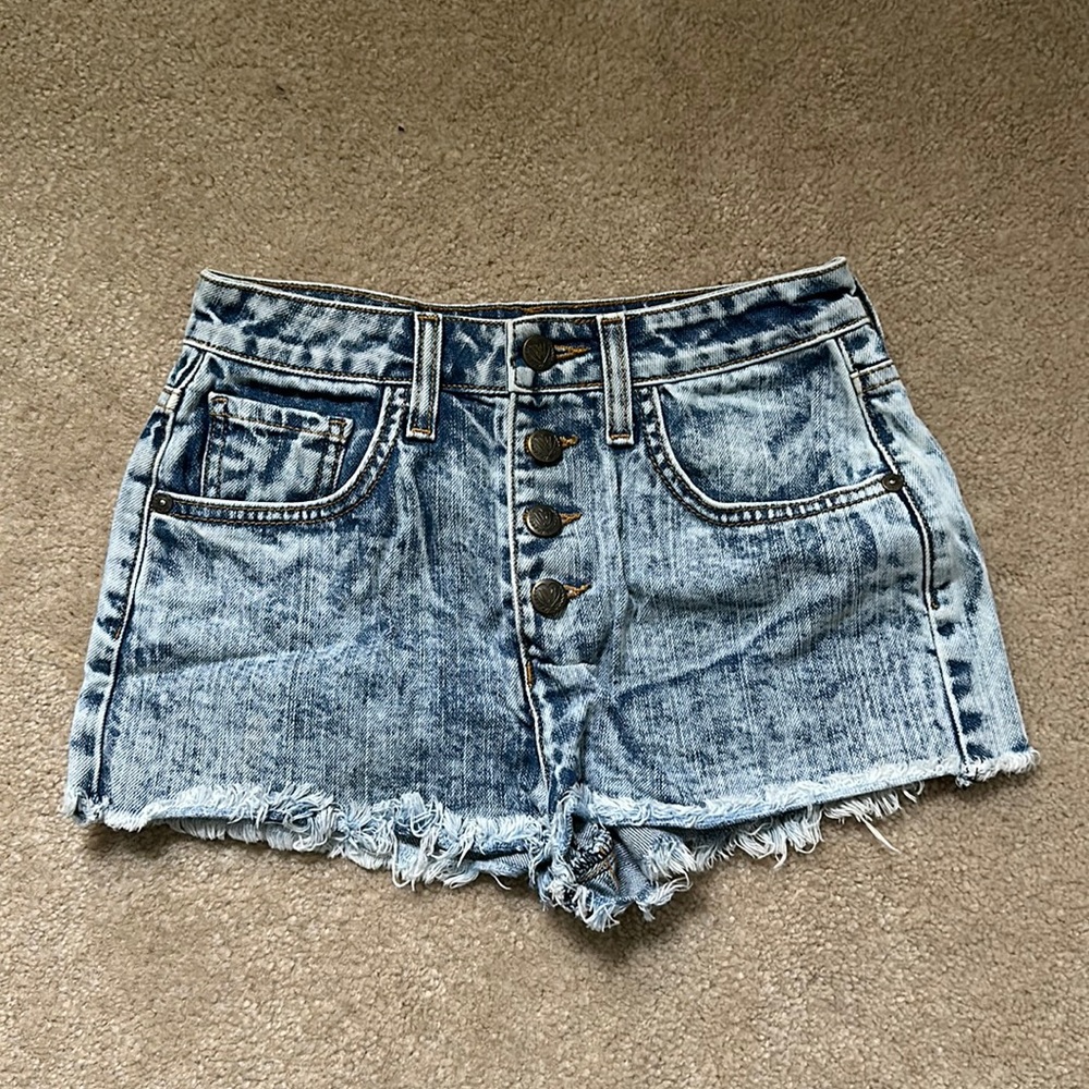 Wildfox high waisted denim shorts